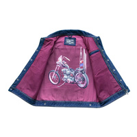 Kamizelka Motocyklowa Jeansowa 13 1/2 Rain-Splitter