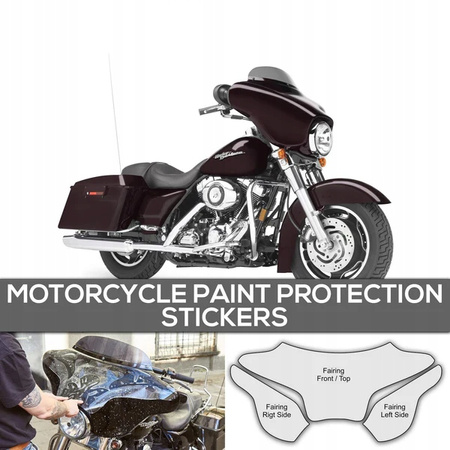 Zestaw do ochrony lakieru Harley-Davidson Touring, 1993-2013