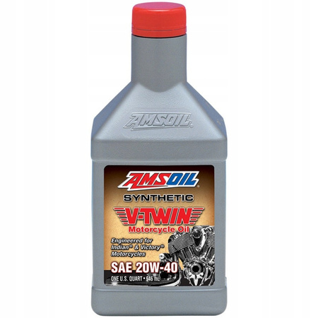 Olej Amsoil 20W40 V-Twin Motorcycle Oil 1l Olej Premium TOP smarowanie