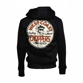 Bluza z Kapturem West Coast Choppers Czarna