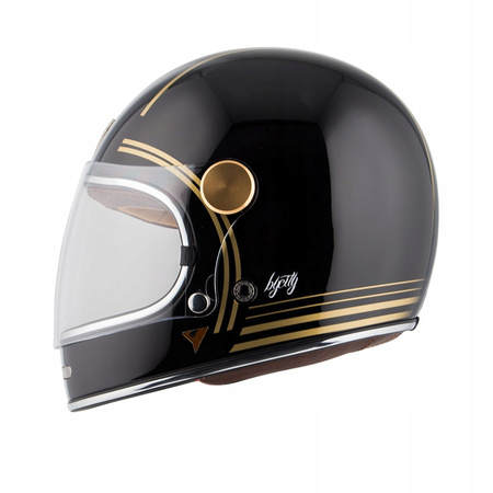 Kask Motocyklowy By City Roadster II Gold Black