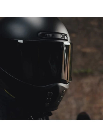 Kask HJC V10 Mat Black Włókno Szklane, Pinlock i Kominiarka Held Gratis 