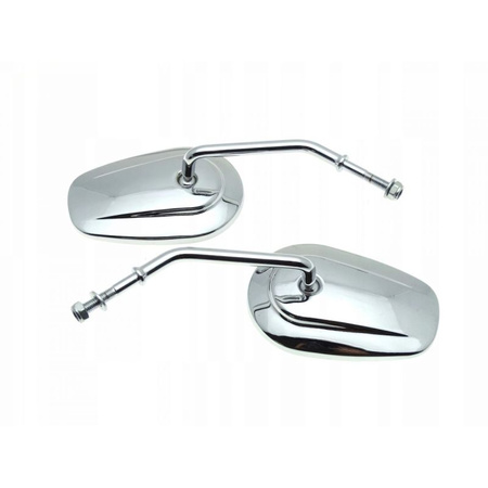 Chromowane lusterka Harley-Davidson – metalowe, komplet