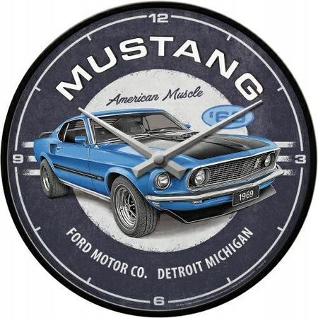 Zegar ścienny Ford Mustang - 1969