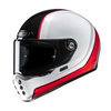 Kask motocyklowy HJC V10 White Black z włókna szklanego + Pinlock + gratis