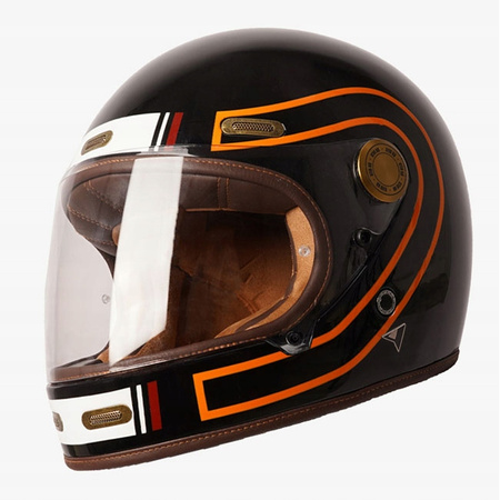 Kask Motocyklowe By City Roadster III czarno/żółty