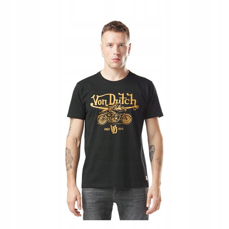 Koszulka Von Dutch Acid Wash Black/Yelow