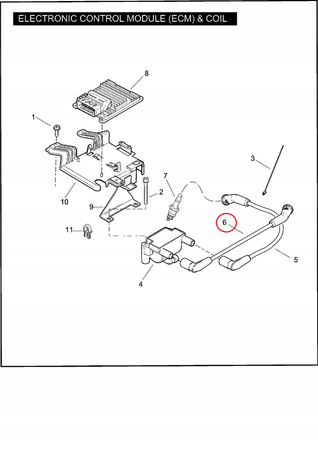 Przewód Zapłonowy Tylnego Cylindar Harley Davidson Touring 09-16