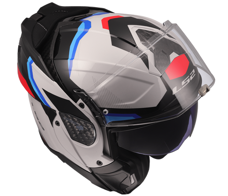 Kask motocyklowy LS2 Advant II FF910 Triple White Blue Red 
