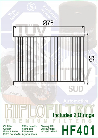 Filtr oleju Hiflo HF401