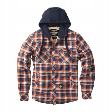 Kurtka Flanelowa z Podszewka Sherpa West Coast Choppers
