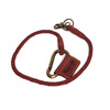 Brelok pleciony Trip Machine Braided key chain cherry red