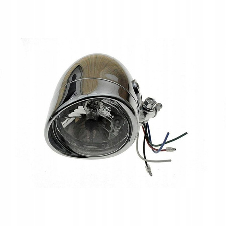 Lampa Lightbar z daszkiem 4 cale chrom Homologacja
