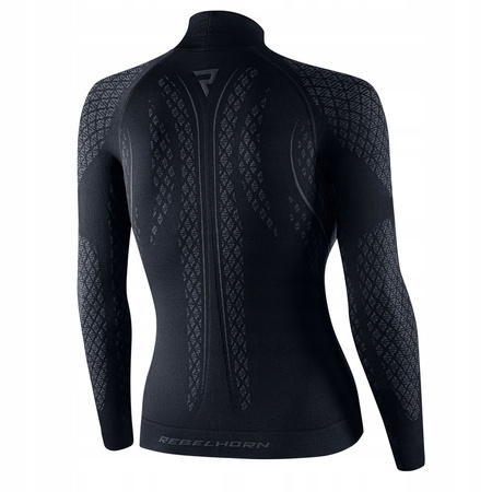 Koszulka Termoaktywna Z Długim Rękawem Rebelhorn Therm II Lady Black/Grey
