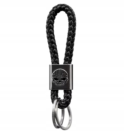 Brelok Harley-Davidson Keychain Skull Black Vinyl Braid