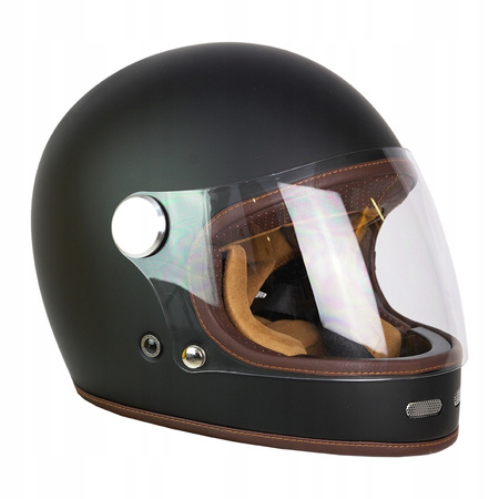Kask Motocyklowy By City Roadster II Black Matt