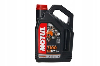Olej do silników MOTUL 7100 SAE 15W50 4l SN JASO MA-2 Syntetyczny estrowy