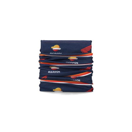 Komin Necktube Repsol Honda – All Over Logo, oryginalny, oficjalna kolekcja