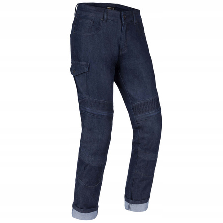 Spodnie Motocyklowe Jeansowe Broger Ohio Tapered Fit Raw Navy