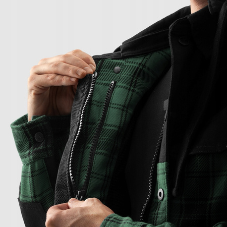 Koszula Motocyklowa Rebelhorn Shifter Black/Green