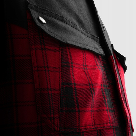 Koszula Motocyklowa Rebelhorn Shifter Black/Red