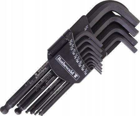 Klucze imbusowe calowe 12-częściowy zestaw