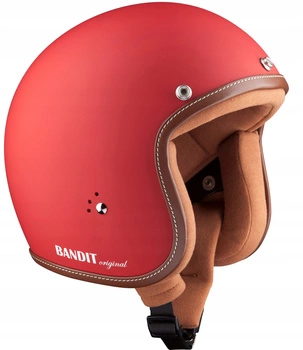 Kask Otwarty Jet Bandit Premium Dull Red
