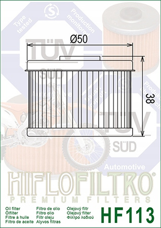 Filtr oleju Hiflo HF113