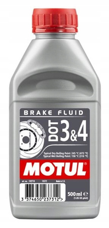 PŁYN HAMULCOWY MOTUL DOT3; DOT4 0,5L