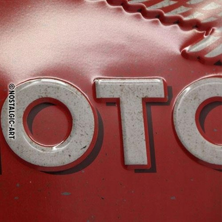 Plakat Metalowy 30x40 Moto Guzzi Parking