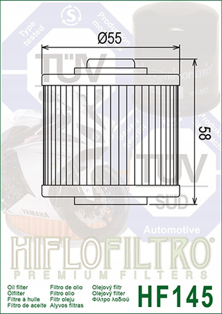 Filtr oleju Hiflo HF145