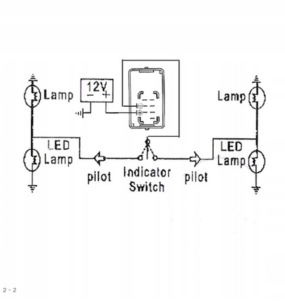 Przerywacz do kierunkowskazów Suzuki 12V - 7 konektorów