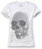 KOSZULKA T-SHIRT DAMSKI UNDERWORLD SKULL WHITE