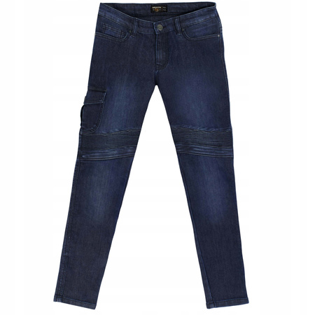 Spodnie Motocyklowe Jeansowe Broger Ohio Tapered Fit Raw Navy