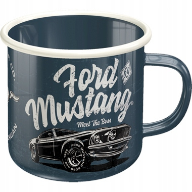 Emaliowany Kubek Ford Mustang