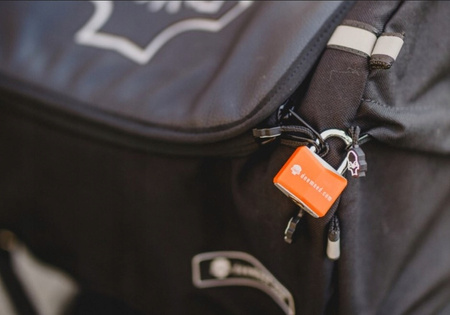 Pomarańczowa mini kłódka 30mm