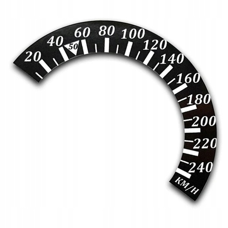 Naklejka na prędkościomierz do Harley-Davidson V-Rod VRSCF, 2004 - 2017