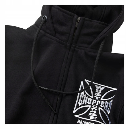 Bluza z kapturem West Coast Choppers ATX Black