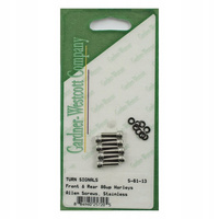 Śrubki klosza kierunkowskazu, na imbus ze stali nierdzewnej