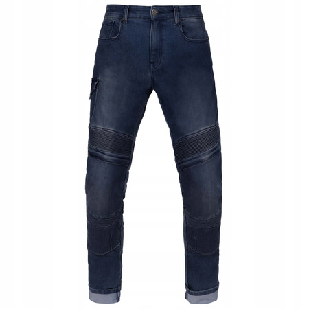 Spodnie Motocyklowe Jeansowe Broger Ohio Tapered Fit Raw Navy