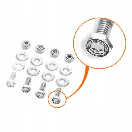 Zestaw Do Montażu Tablicy Rejestracyjnej Harley Davidson Wille G Skull (4sz