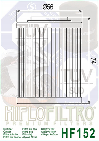 Filtr Oleju Hiflo HF152