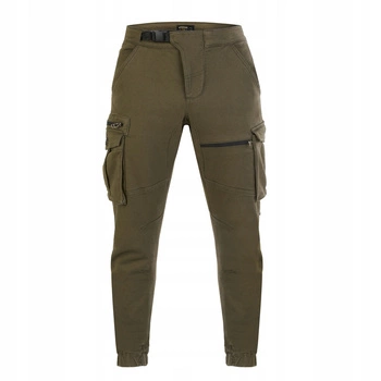 Spodnie Motocyklowe Jeansowe Broger Alaska II Jogger Fit Olive Green