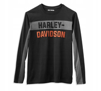 Męski Longsleeve Copperblock Block Letter Harley Davidson