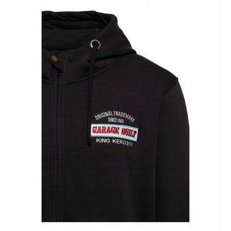 Bluza Motocyklowa z kapturem King Kerosin Garage Built hoodie black