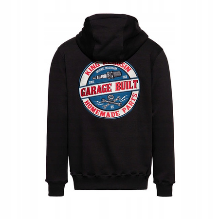 Bluza Motocyklowa z kapturem King Kerosin Garage Built hoodie black