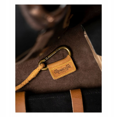 Brelok pleciony Trip Machine Braided key chain tan