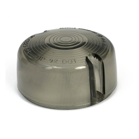 Klosz kierunkowskazu Harley modele do 2001 Smoke Klasyczny kształt kopuły