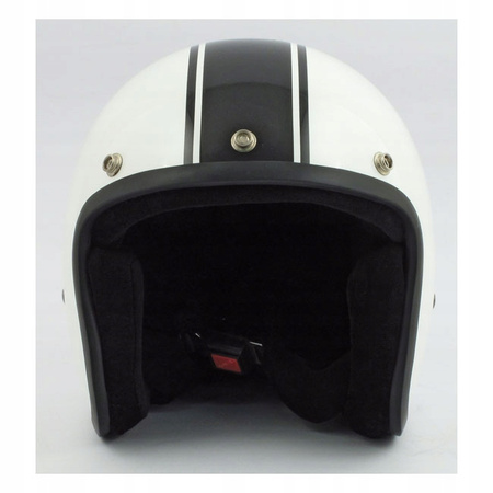 KASK OTWARTY JET BANDIT KLASYCZNY BIAŁY / CZARNY
