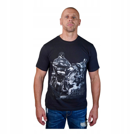 KOSZULKA LETHAL THREAT MORE MILEAGE W KOLORZE CZARNYM